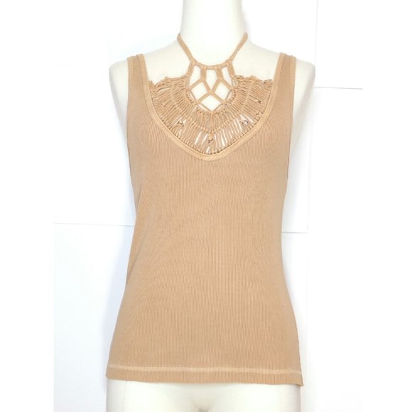 Free People Cream Tank Top - Picture 2 of 9